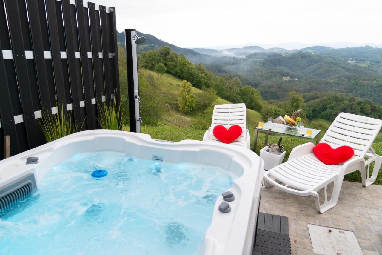 Tanja S Holiday Home In Nature With Sauna And Hot Tub Gorica pri Slivnici 외부 사진