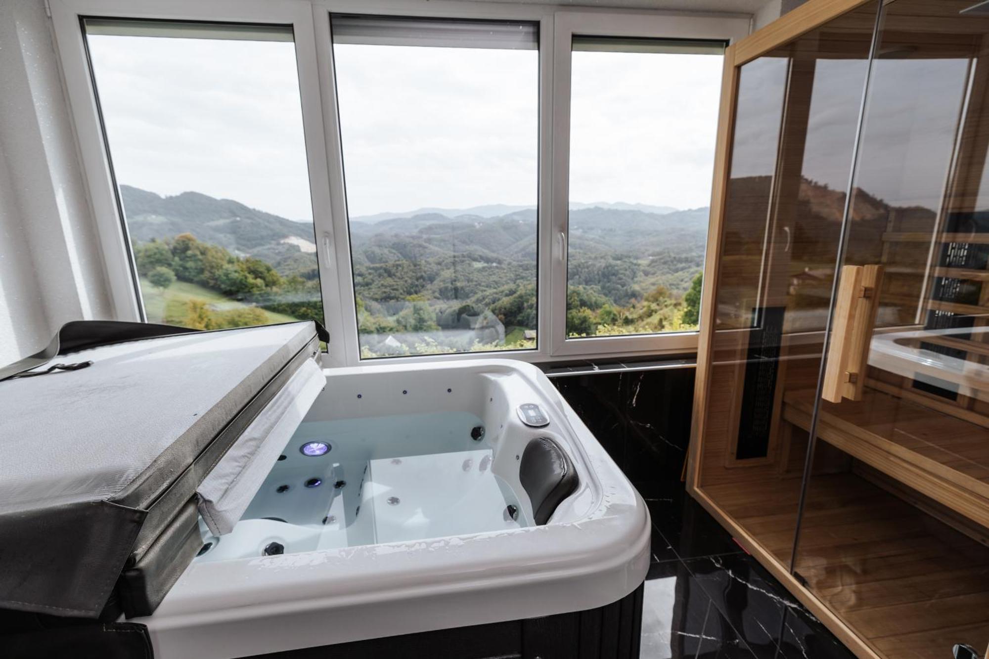 Tanja S Holiday Home In Nature With Sauna And Hot Tub Gorica pri Slivnici 외부 사진