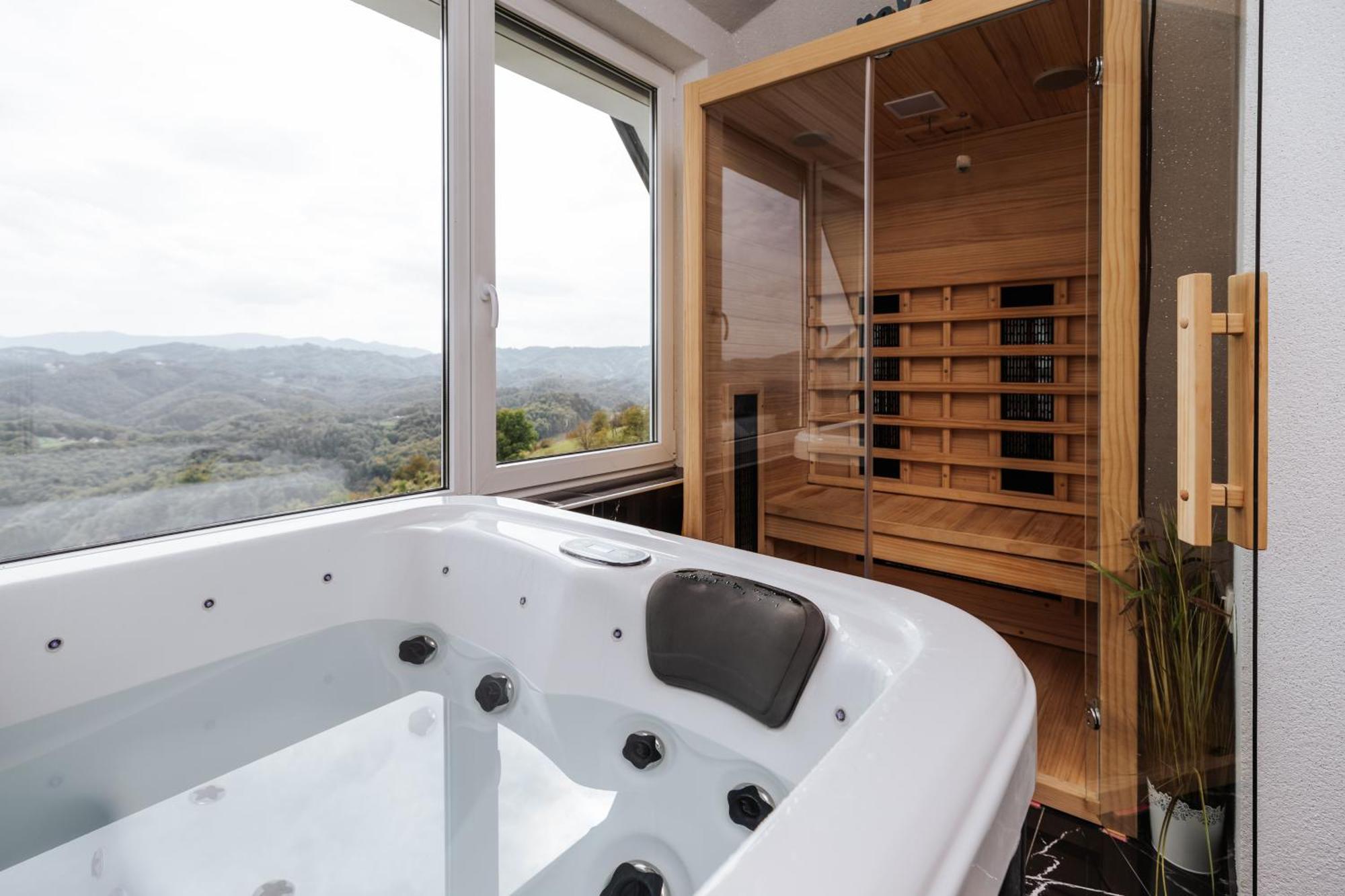 Tanja S Holiday Home In Nature With Sauna And Hot Tub Gorica pri Slivnici 외부 사진